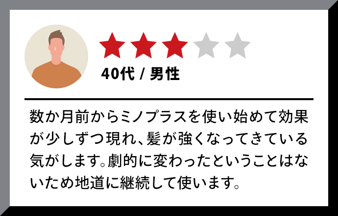 ★★★|40代・男性