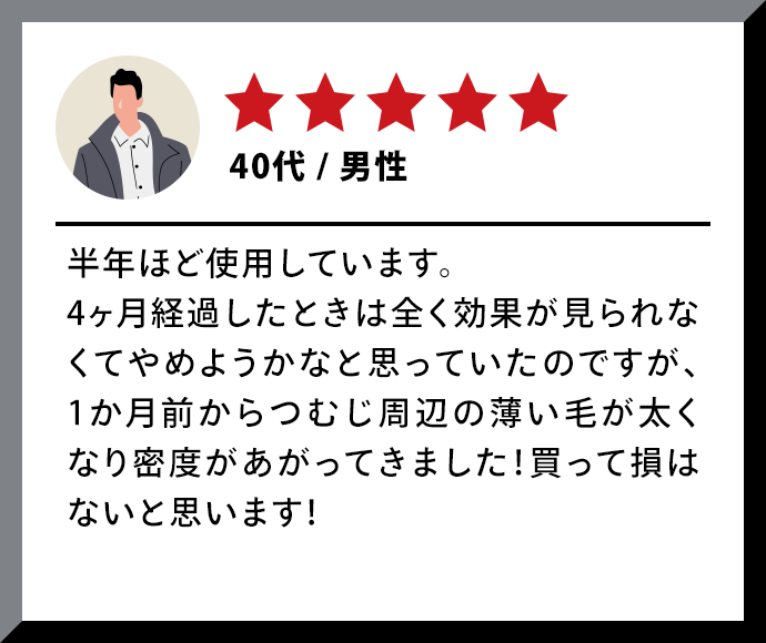 ★★★★★|40代・男性